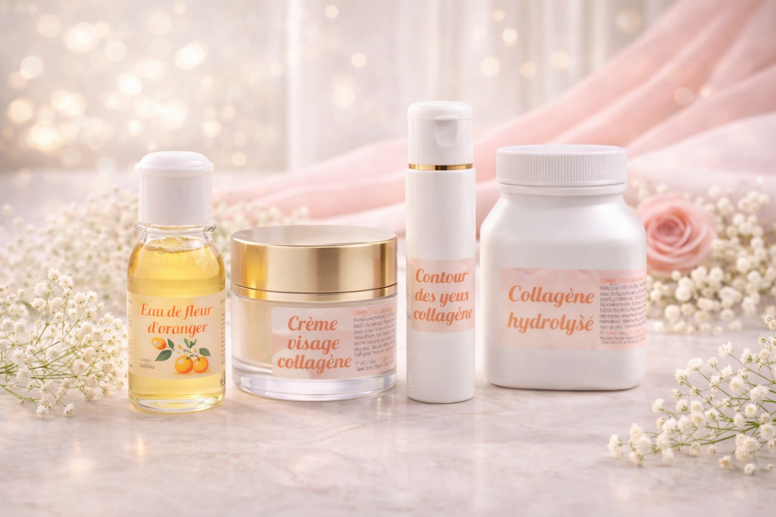 Coffret Soins Collagène Visage & Corps – Routine Complète